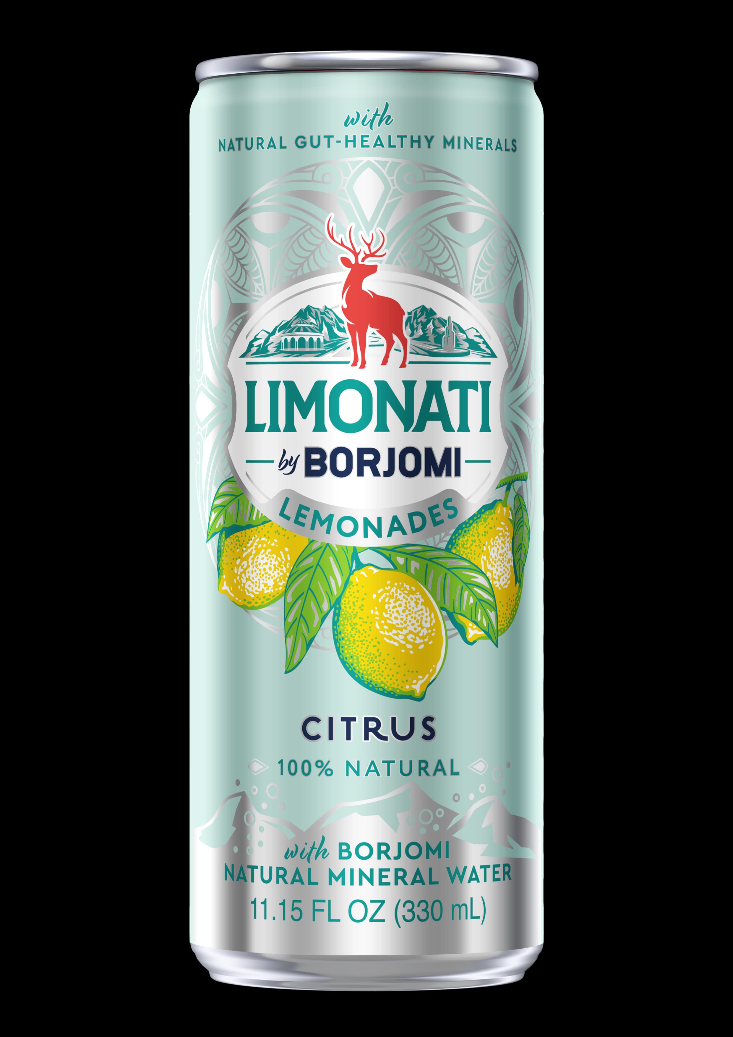 Limonati by Borjomi Citrus lemonade can