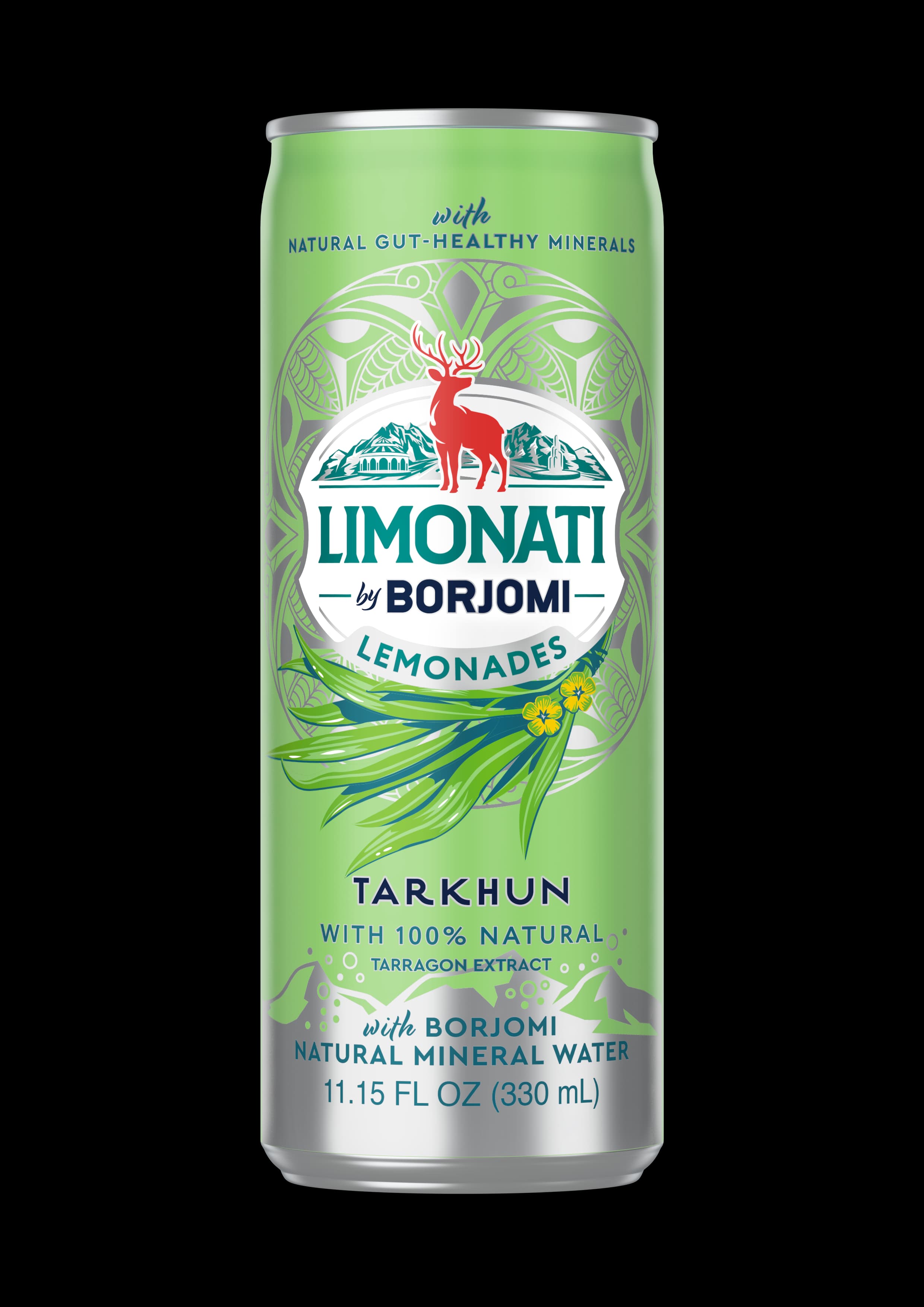 Limonati by Borjomi Tarragon lemonade can