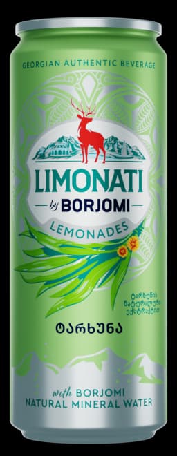 Limonati by Borjomi Tarragon lemonade can